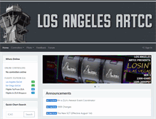 Tablet Screenshot of laartcc.org